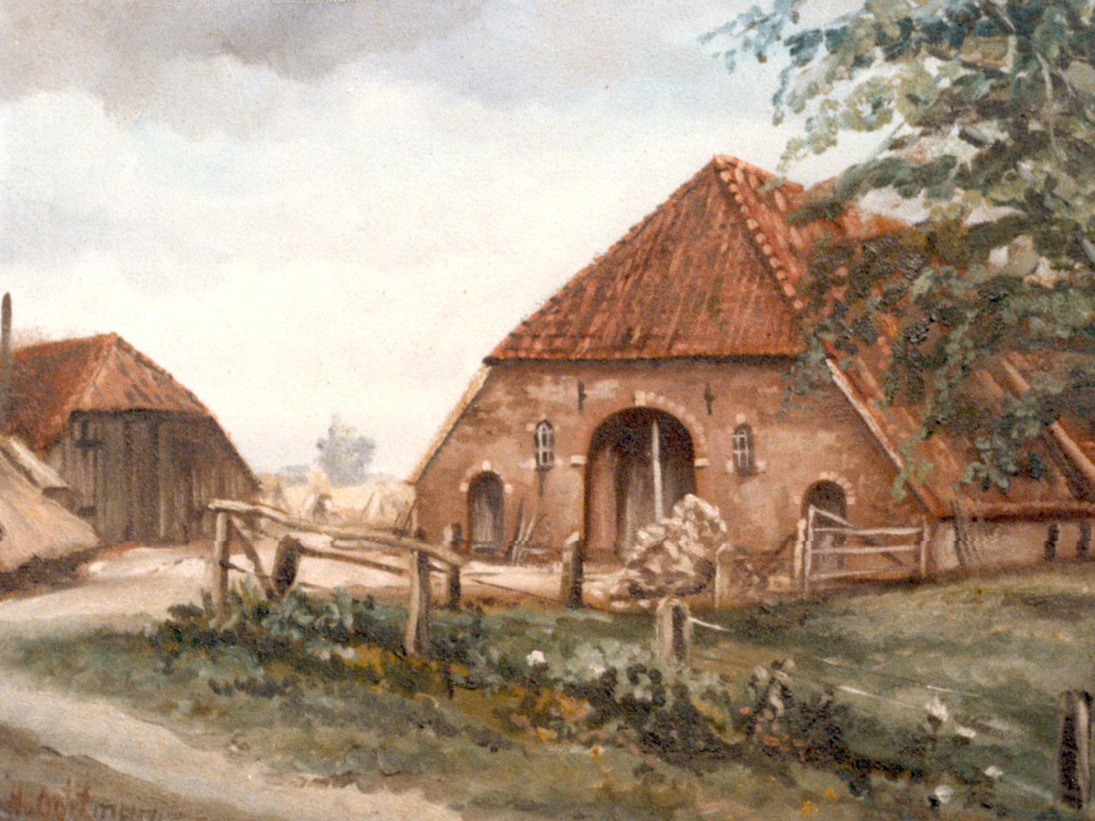 Boerderij Bentelman door Hendrik van Oortmarssen