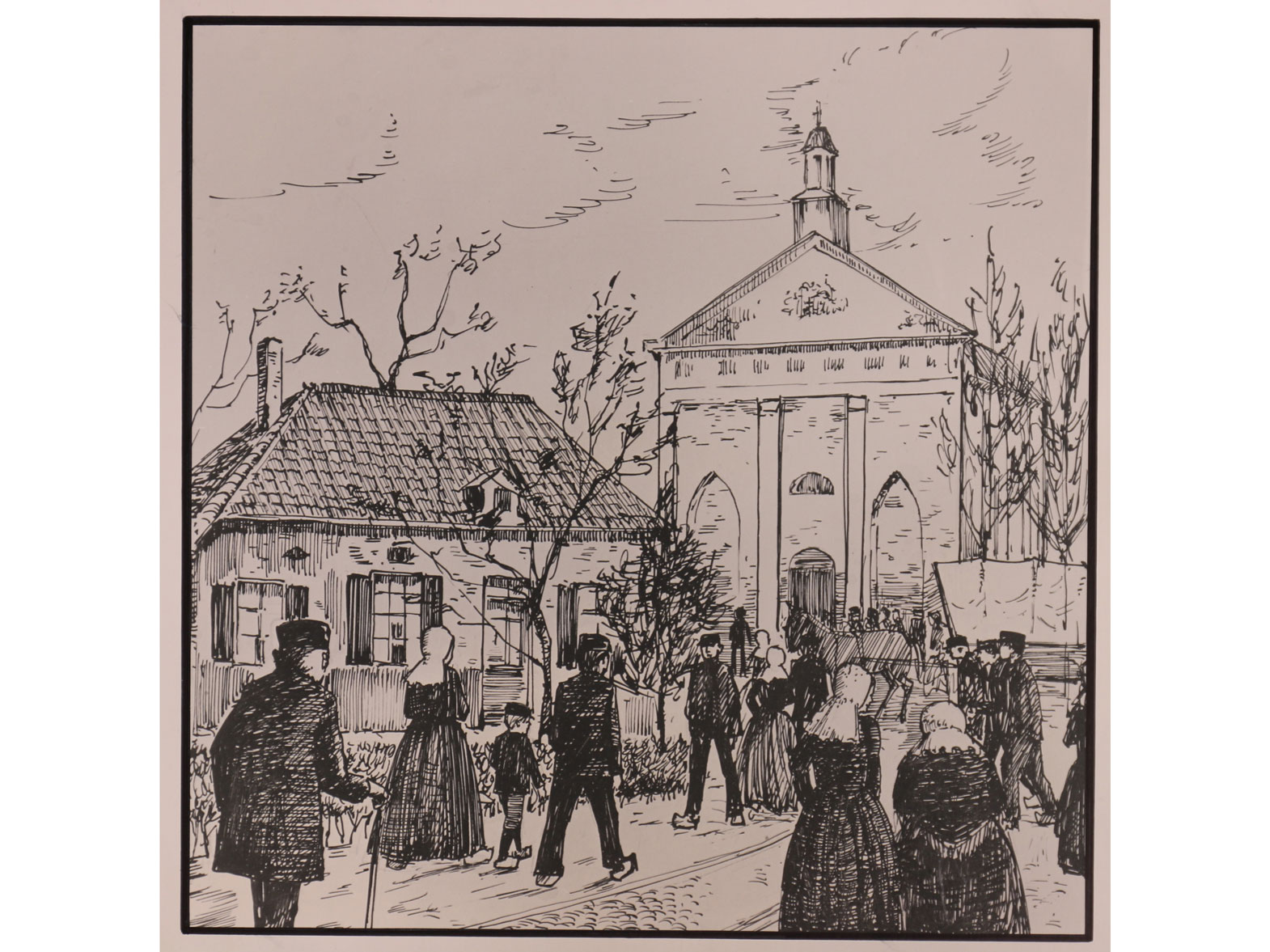 Kerkgang in Laren