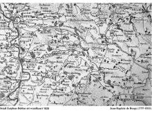 Kaart van Jean Baptiste de Bouge
